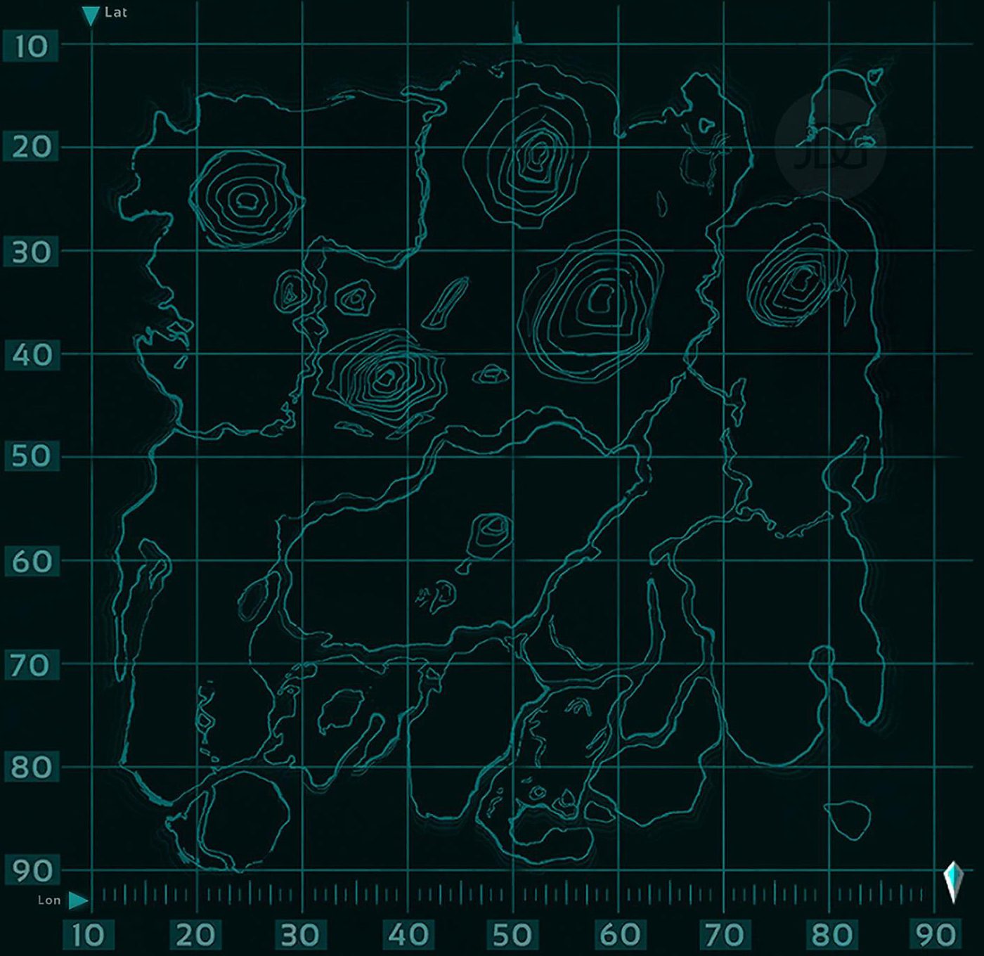 ARK The Island map
